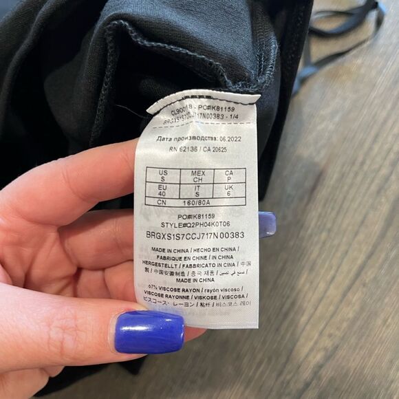 NWOT Guess Los Angeles Black Corset Bodysuit V-Underwire Spaghetti Straps Sz S - Picture 7 of 9